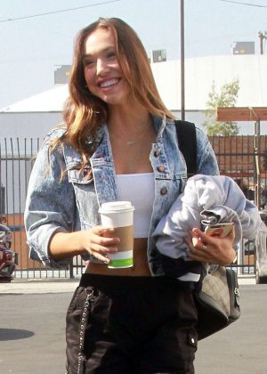 Alexis Ren - Arriving for a dance practice at the 'Dancing With The Stars' studio in LA