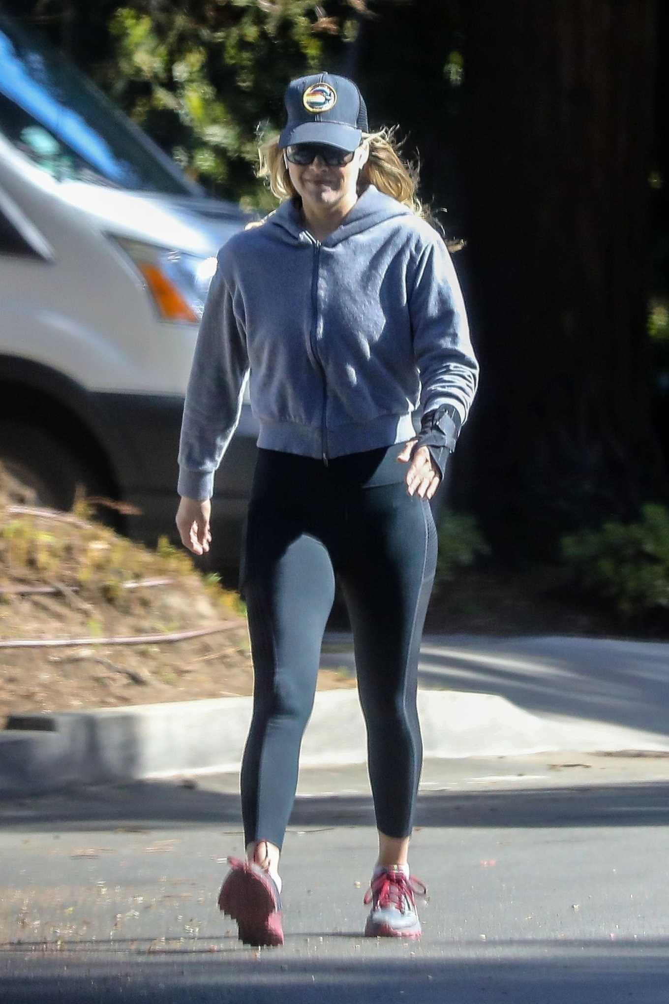 Ali Larter in Tights â€“ Out for a Hike in Los Angeles