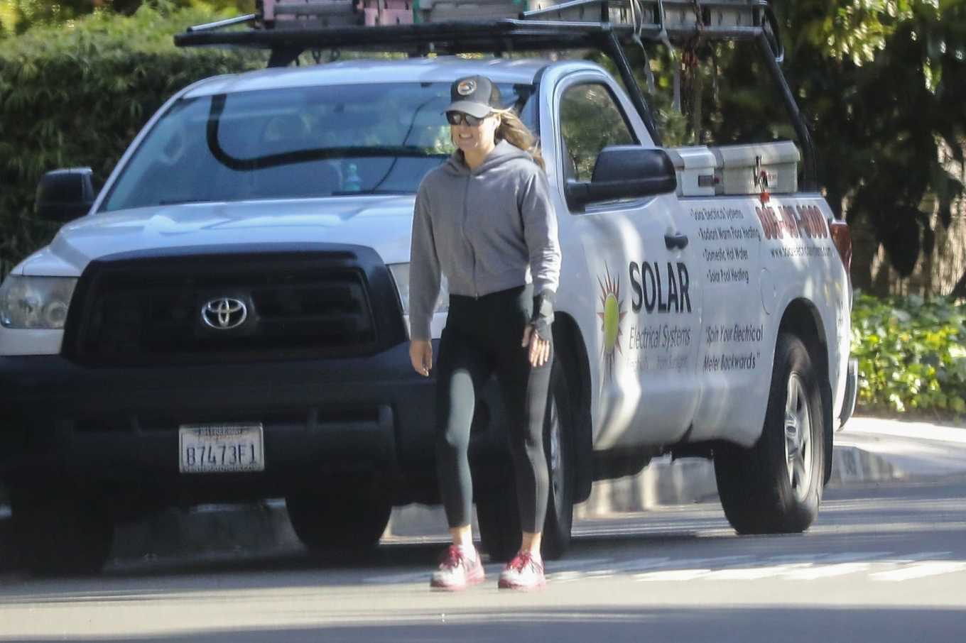 Ali Larter in Tights â€“ Out for a Hike in Los Angeles