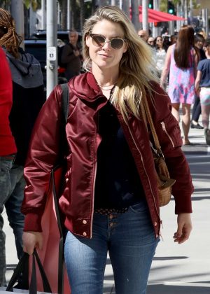 Ali Larter on Rodeo Drive in Beverly Hills