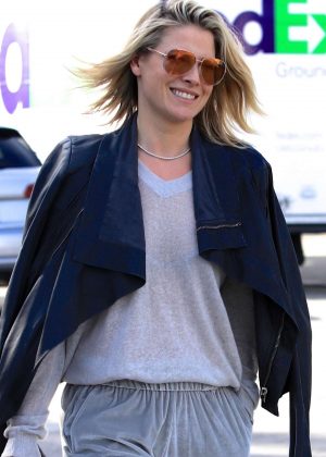 Ali Larter out for lunch at Gracias Madre in West Hollywood