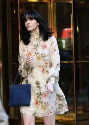 Ali Lohan in Short Dress out in New York