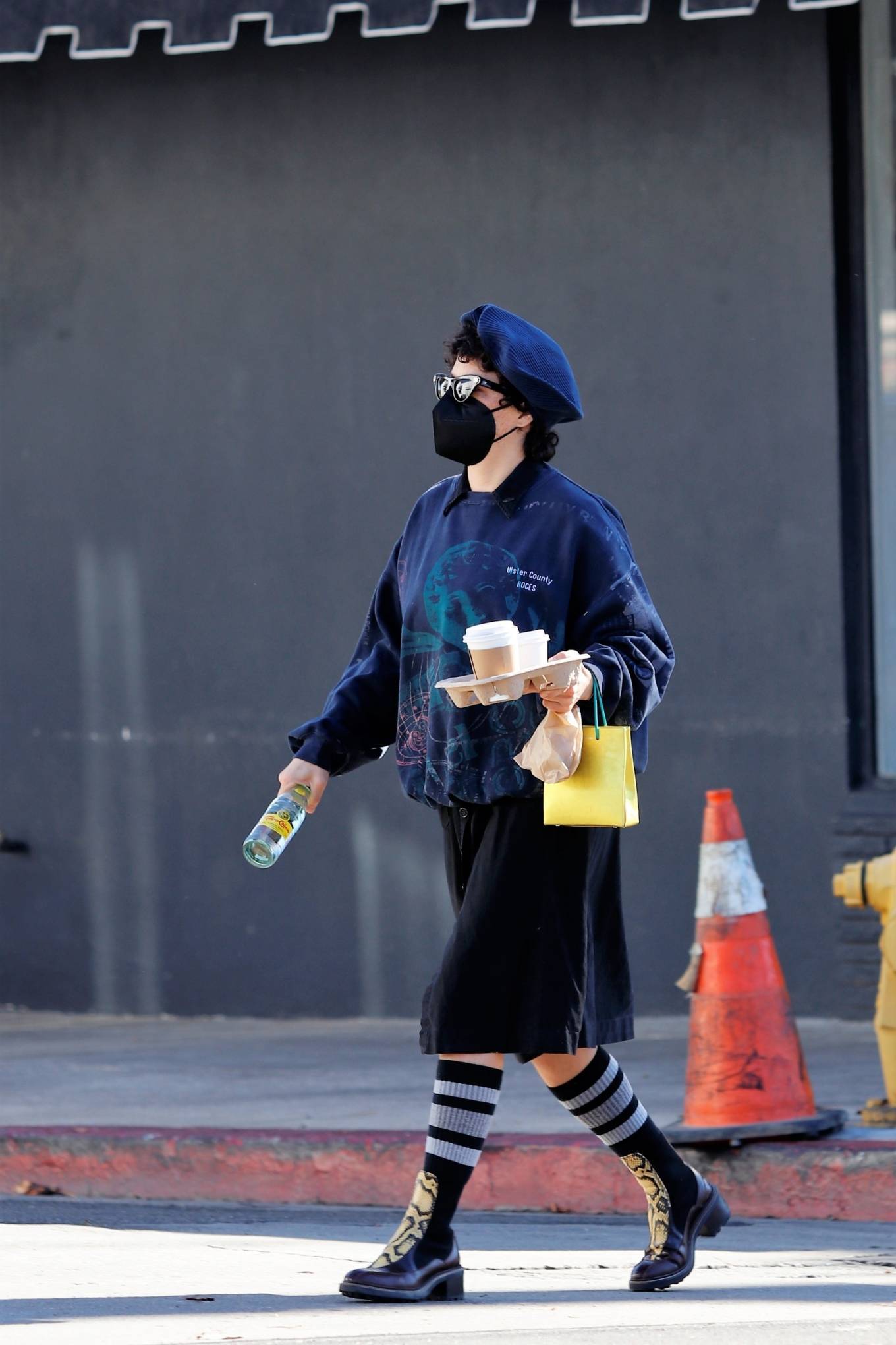 Alia Shawkat – Grabs her morning coffee in Los Feliz