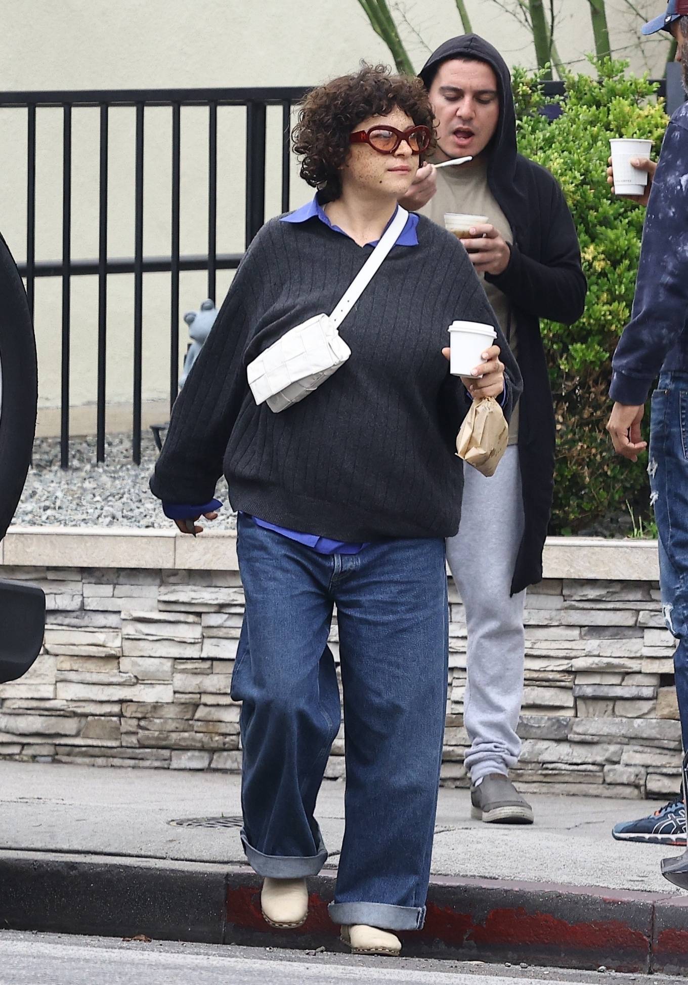 Alia Shawkat - Steps out for a morning cup of coffee in Los Feliz