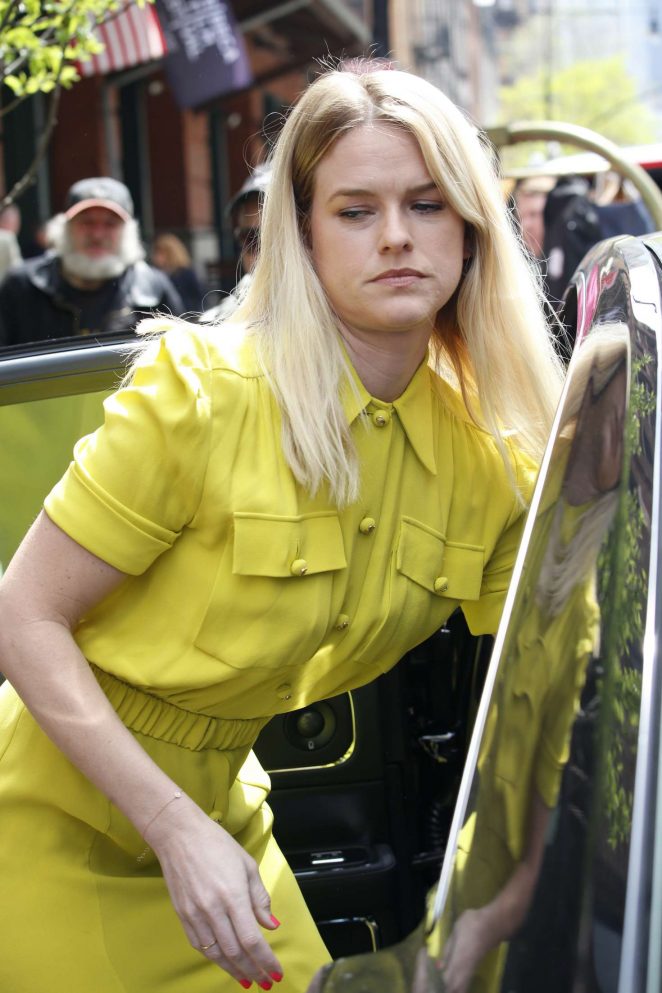 Alice Eve at Greenwich Hotel in New York City