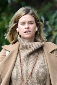 Alice Eve out and about in London during the Coronavirus lockdown