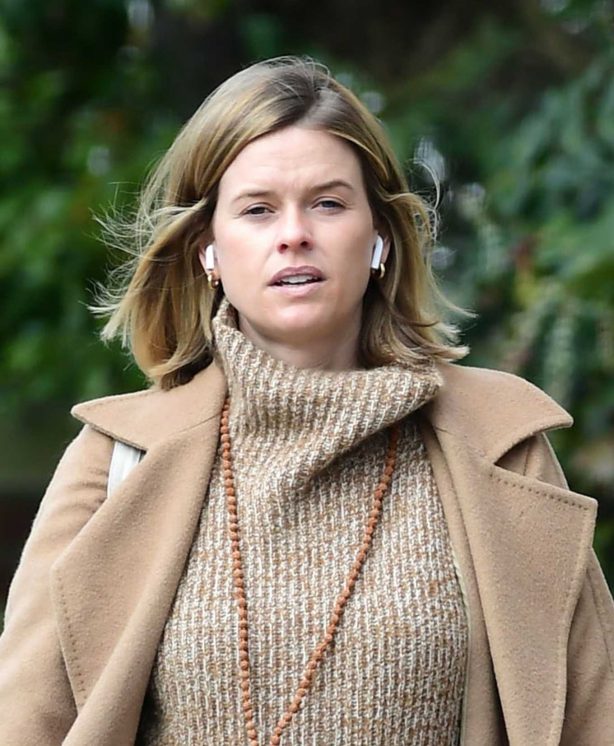 Alice Eve out and about in London during the Coronavirus lockdown