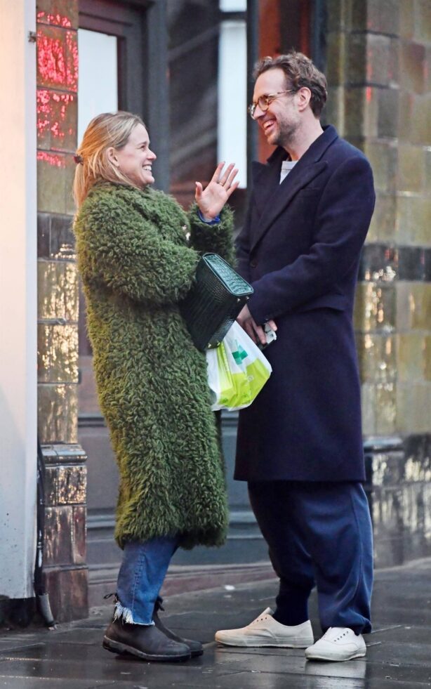 Alice Eve - Seen with her ex-boyfriend Rafe Spall out in London