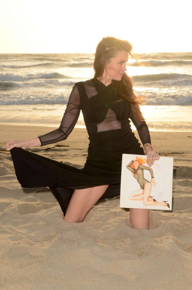 Alicia Arden at Alicia Arden Risque 'Candy-O' Photoshoot for Vinylife in Malibu