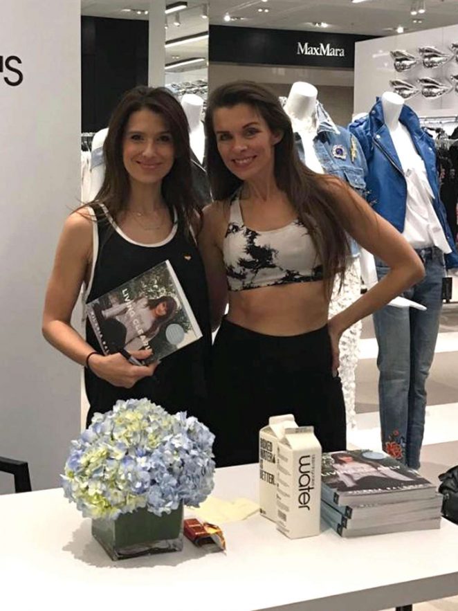 Alicia Arden at 'Morning Yoga' with Hilaria Baldwin in Century City