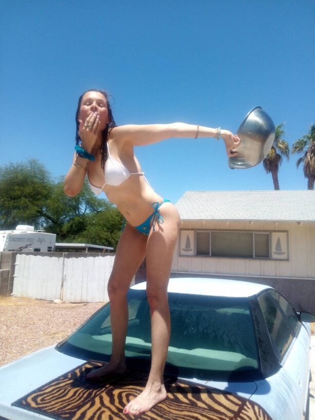 Alicia Arden - Posing in a bikini in Las Vegas