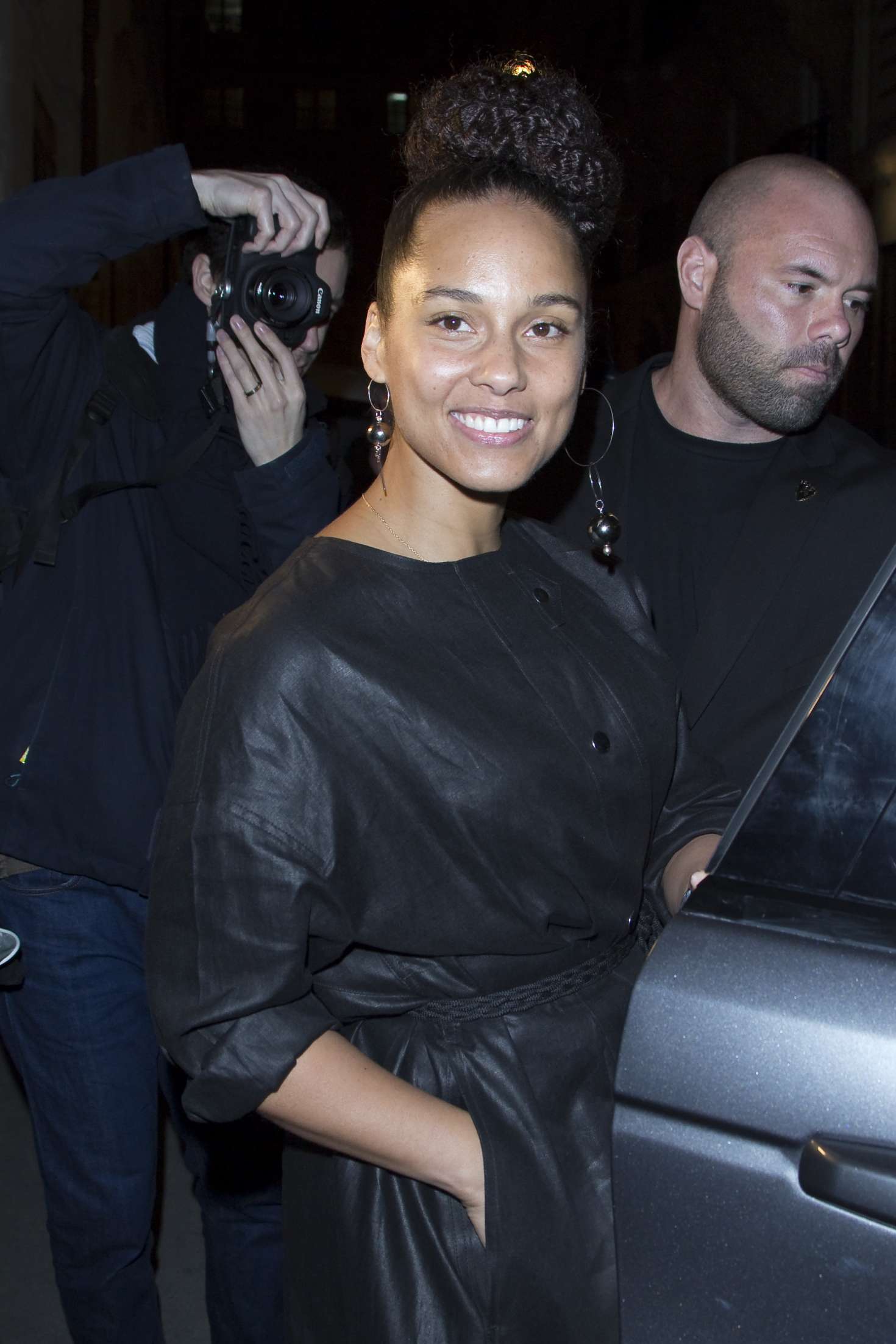 Alicia Keys Leaving the Isabelle Marrant Show in Paris | GotCeleb