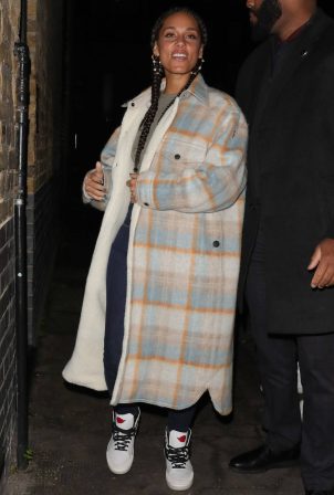 Alicia Keys - Pictured at the Chiltern Firehouse in London