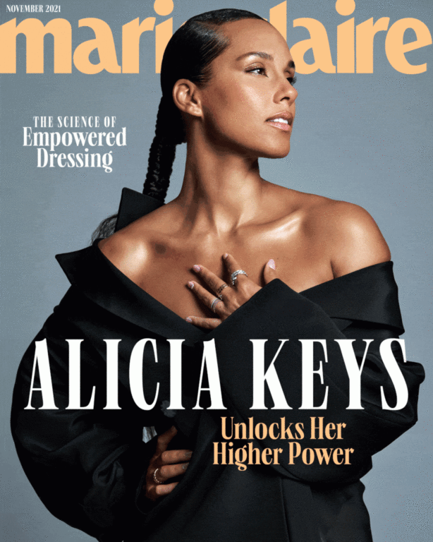 Alicia Keys - US Marie Claire (November 2021 issue)