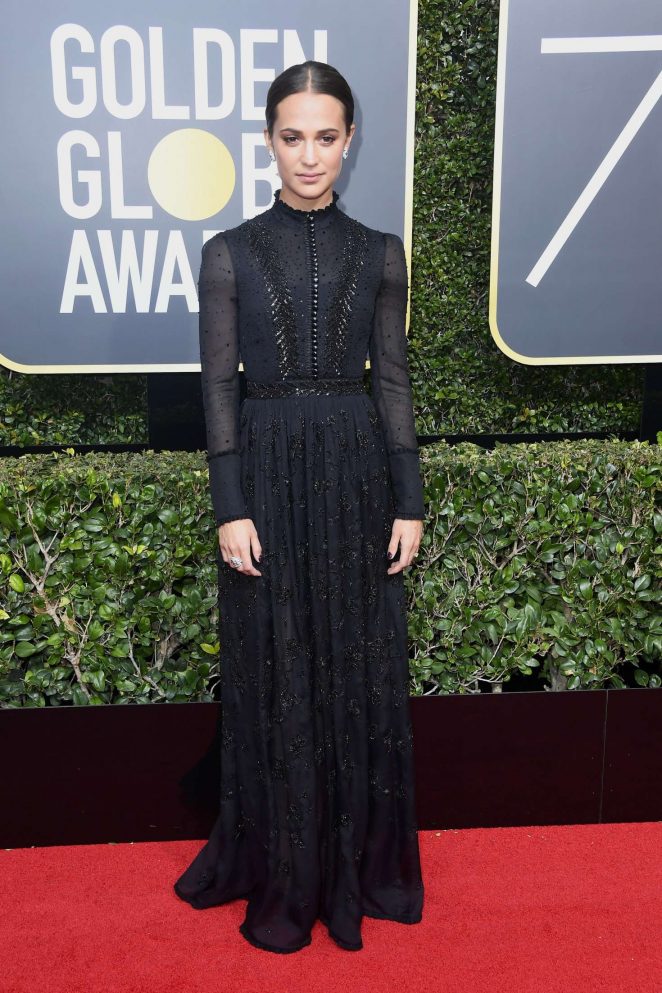 Alicia Vikander - 2018 Golden Globe Awards in Beverly Hills