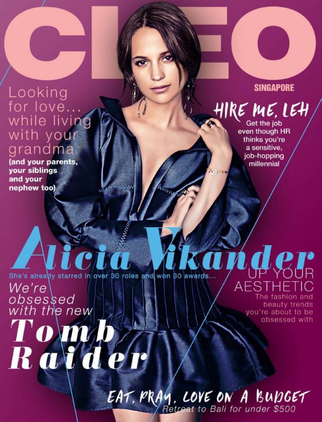 Alicia Vikander - Cleo Singapore Magazine (March 2018)