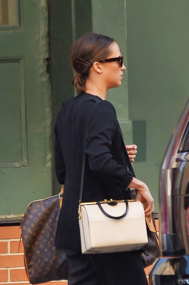 Alicia Vikander - Out in New York City