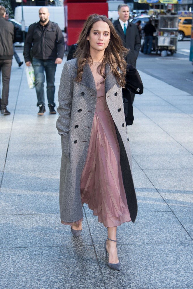 Alicia Vikander - Out in NYC