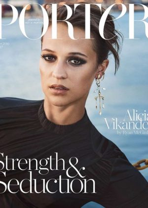 Alicia Vikander - Porter Magazine Cover (Winter 2016)