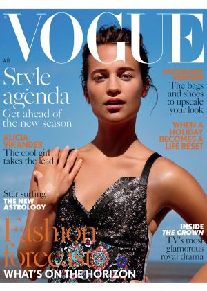 Alicia Vikander - Vogue UK Cover (August 2016)