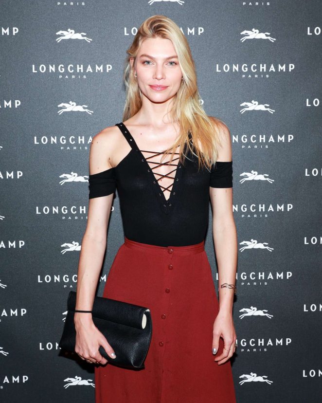 Aline Weber - Longchamp Fifth Avenue Store Opening in NY