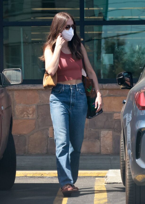 Alison Brie - goes grocery shopping at Gelson's Market in Los Feliz