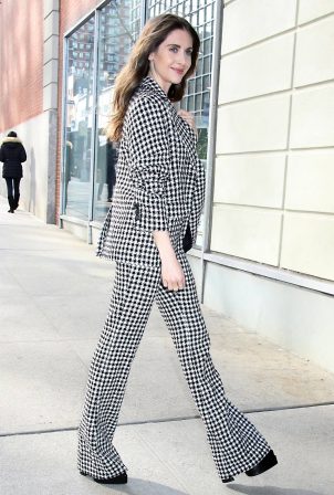 Alison Brie - Making an appearance on 'The Drew Barrymore Show' in New York