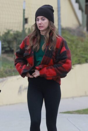 Alison Brie - Seen During a walk in Los Angeles