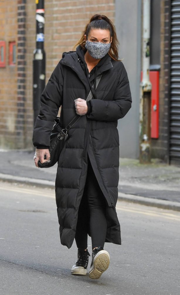 Alison King - Seen out in Manchester city centre