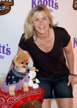 Alison Sweeney - GhostRider Reopening at Knott's Berry Farm in Buena Park