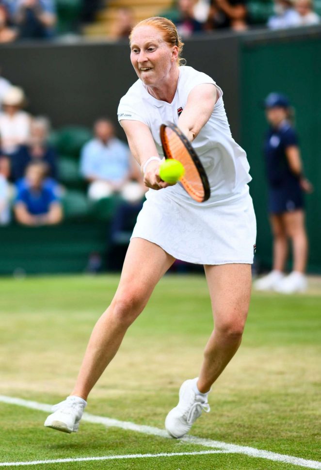 Alison Van Uytvanck - 2018 Wimbledon Tennis Championships in London Day 4
