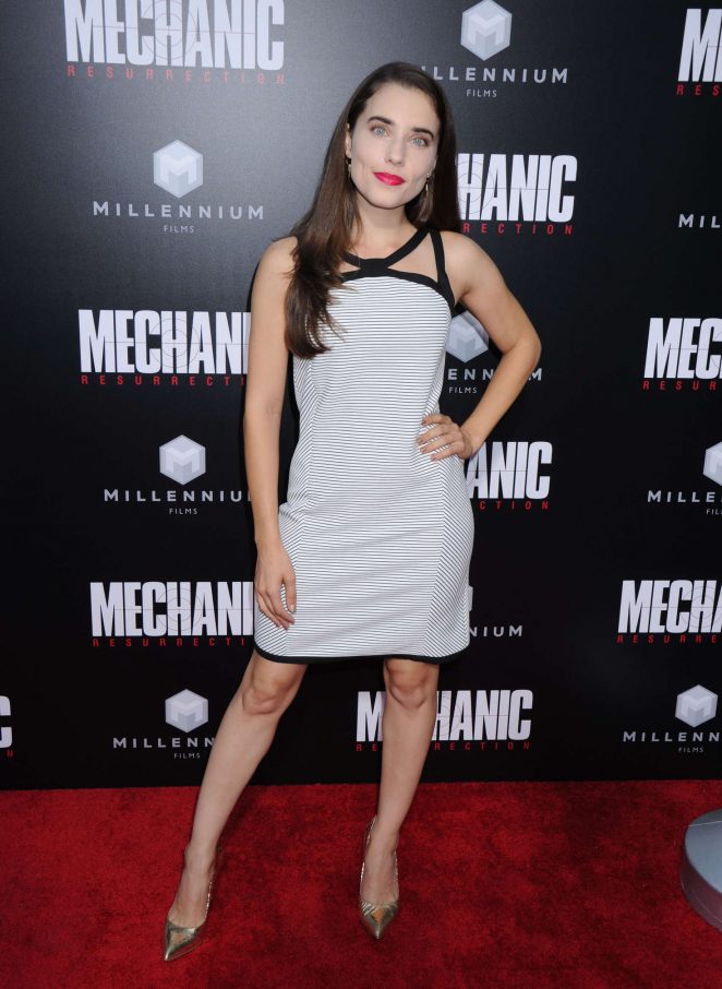 Alix Angelis - 'Mechanic: Resurrection' Premiere in Los Angeles