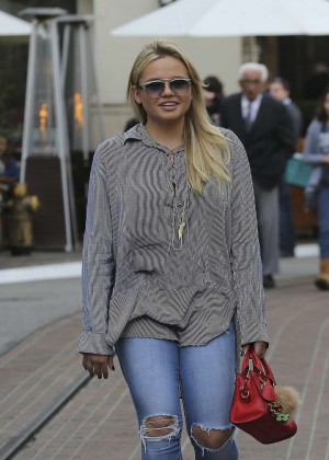 Alli Simpson - Shopping candids at The Grove in West Hollywood