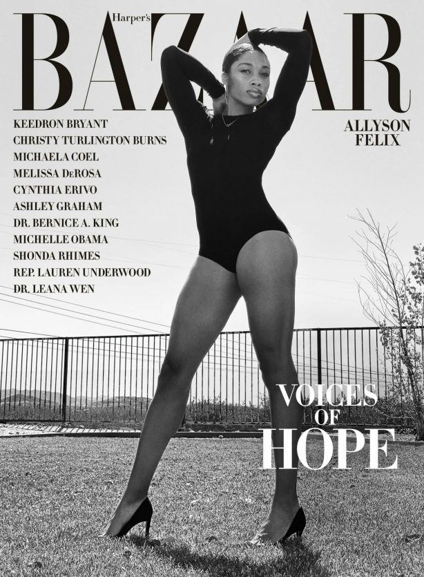 Allyson Felix - Harper's Bazaar US Cover (July 2020)