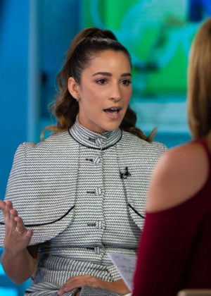 Aly Raisman - On the Today Show in NYC