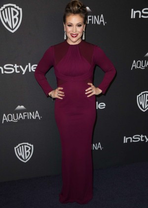 Alyssa Milano - InStyle and Warner Bros 2016 Golden Globe Awards Post-Party in Beverly Hills