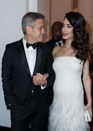 Amal and George Clooney - Cesar Film Awards 2017 in Paris