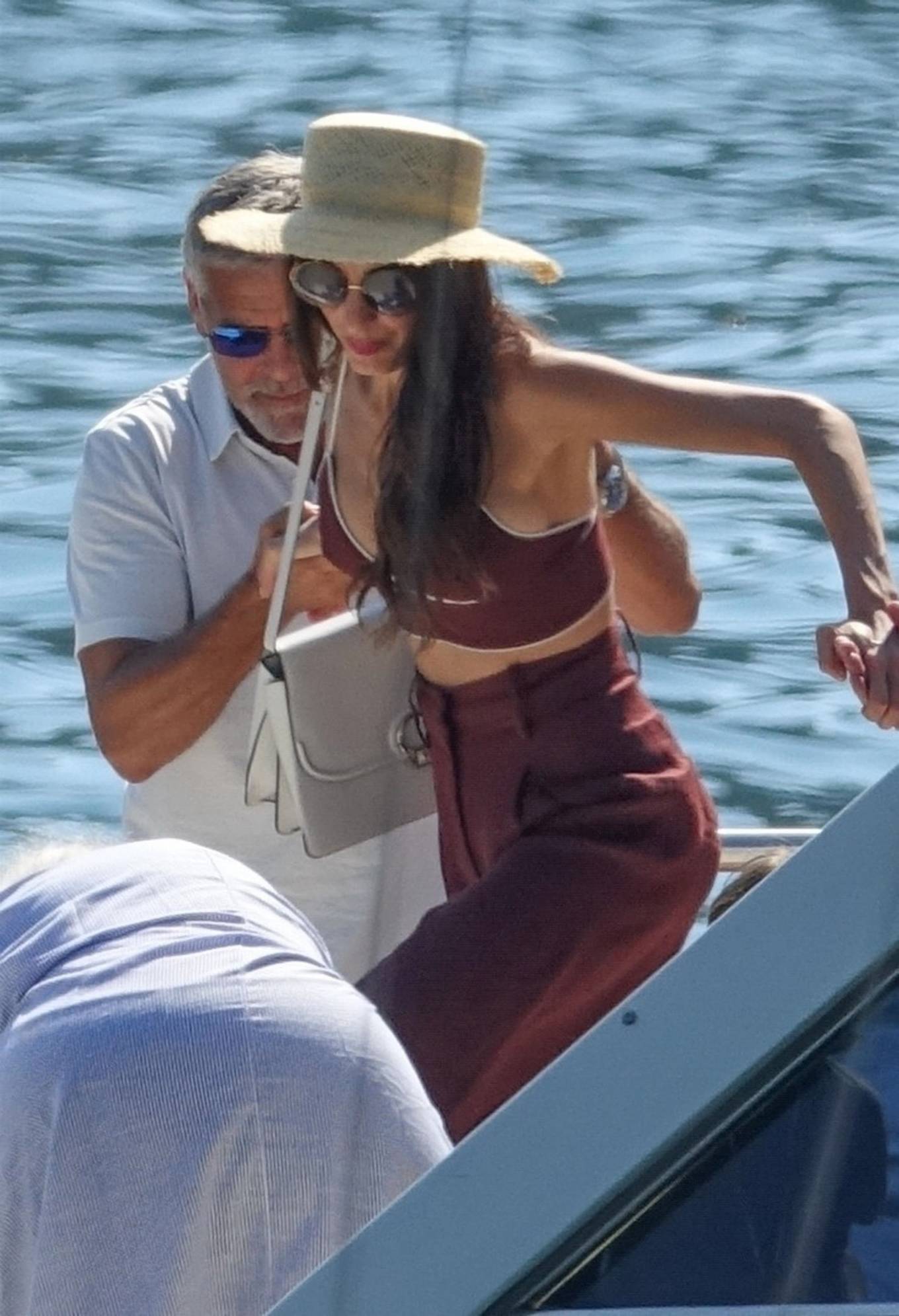 Amal Clooney - Spotted On vacation in Moltrasio