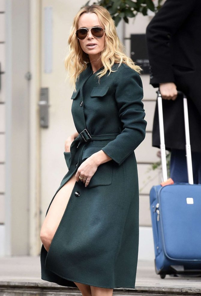 Amanda Holden - Leaving her Hotel in Manchester
