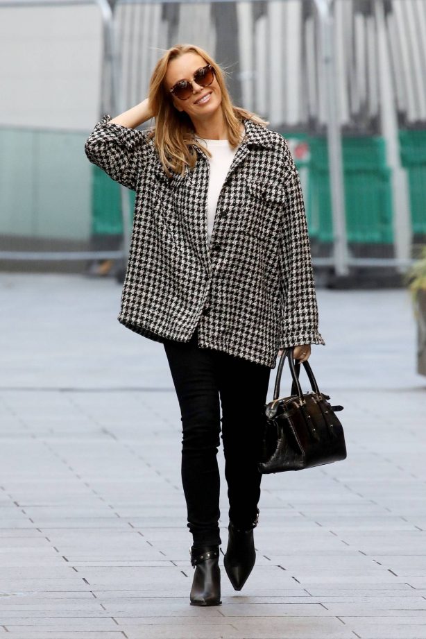 Amanda Holden - Looks casual while leaving the Global Studios in London