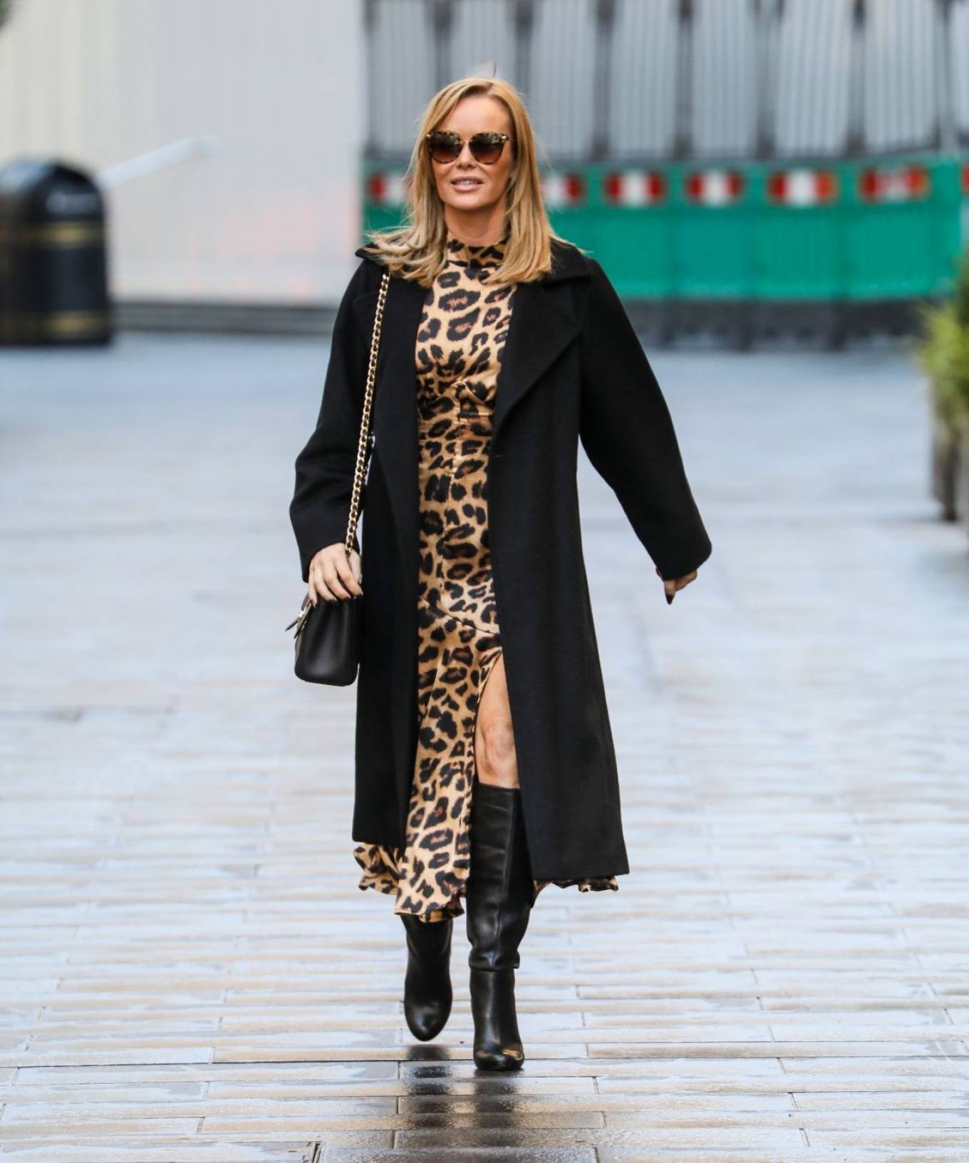Amanda Holden - out and about in London