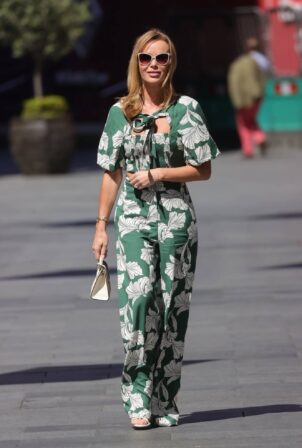 Amanda Holden - Pictured at Heart radio in London