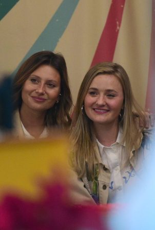 Amanda Joy - With Alyson Renae Michalka Host meet and greet at Licorice Pizzain in L.A