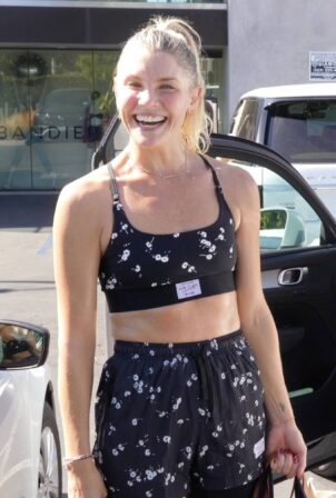 Amanda Kloots - Pictured at Dancing With The Stars practice studio on Labor Day in LA