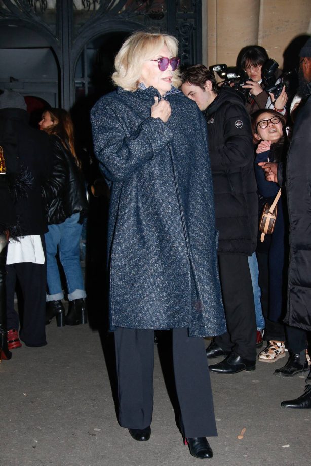 Amanda Lear - Leaving Dior after during Paris Fashion Week