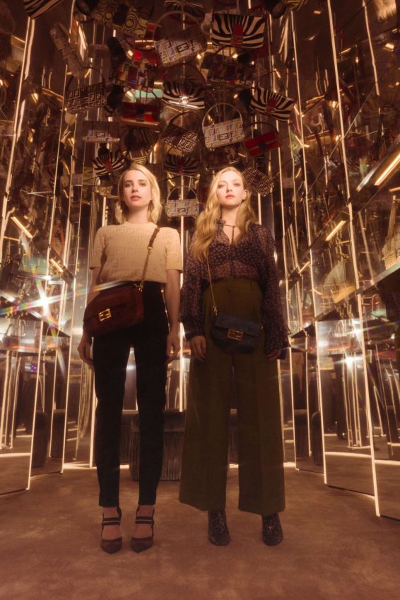 Amanda Seyfried and Emma Roberts - Fendi #BaguetteFriendsForever Campaign 2019
