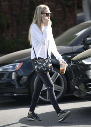 Amanda Seyfried at the 'Alfred Coffee Shop' in West Hollywood