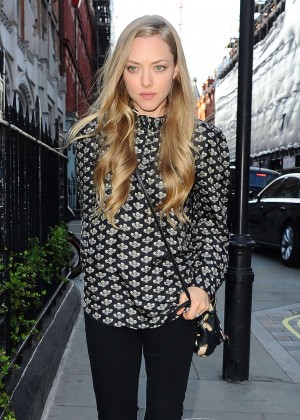 Amanda Seyfried at the Chiltern Firehouse in London