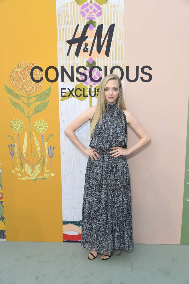 Amanda Seyfried - H M Celebration of 2018 Conscious Exclusive collection in Los Angeles