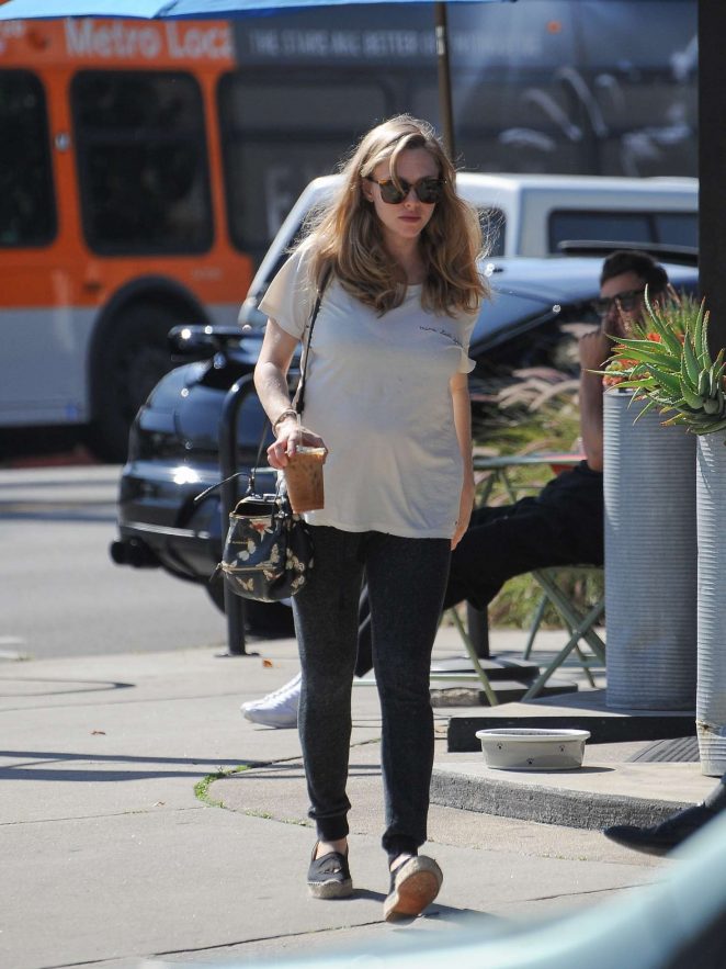 Amanda Seyfried in Black Pants out in Los Angeles